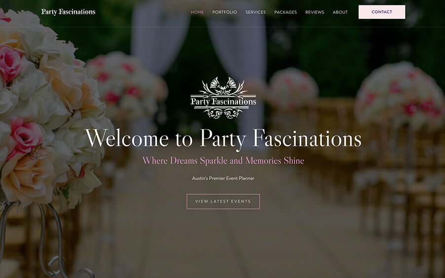 CS Web Design | Party Fascinations